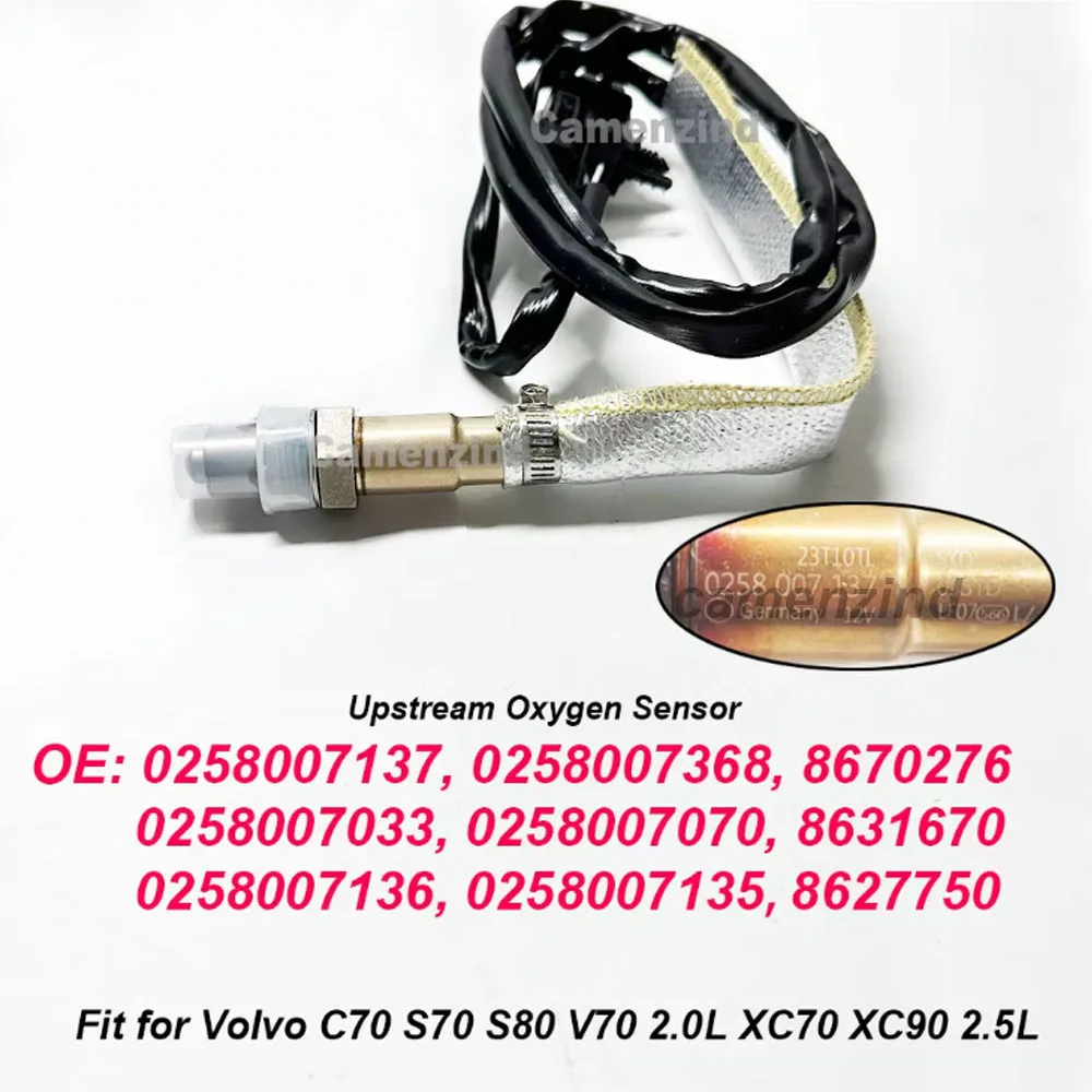 

OE 0258007137 9202988 Upstream Oxygen Sensor 8670276 0258007368 For Volvo C70 S70 S80 V70 2.0L XC70 XC90 2.5L High Quality