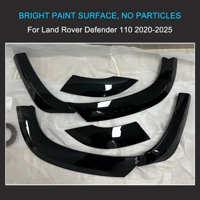 Fender for Land Rover Defender 110 2020-2024 Wheel Arch High Quality Mudguards Wheel Eyebrow Covers Widening Protection Kit