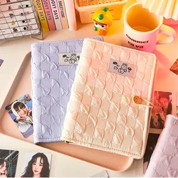 IFFVGX Kawaii Kpop Binder Photocard Holder Idol Card Photo Album with 20pcs 3inch Inner Pages Photocards Collect Book Stationery