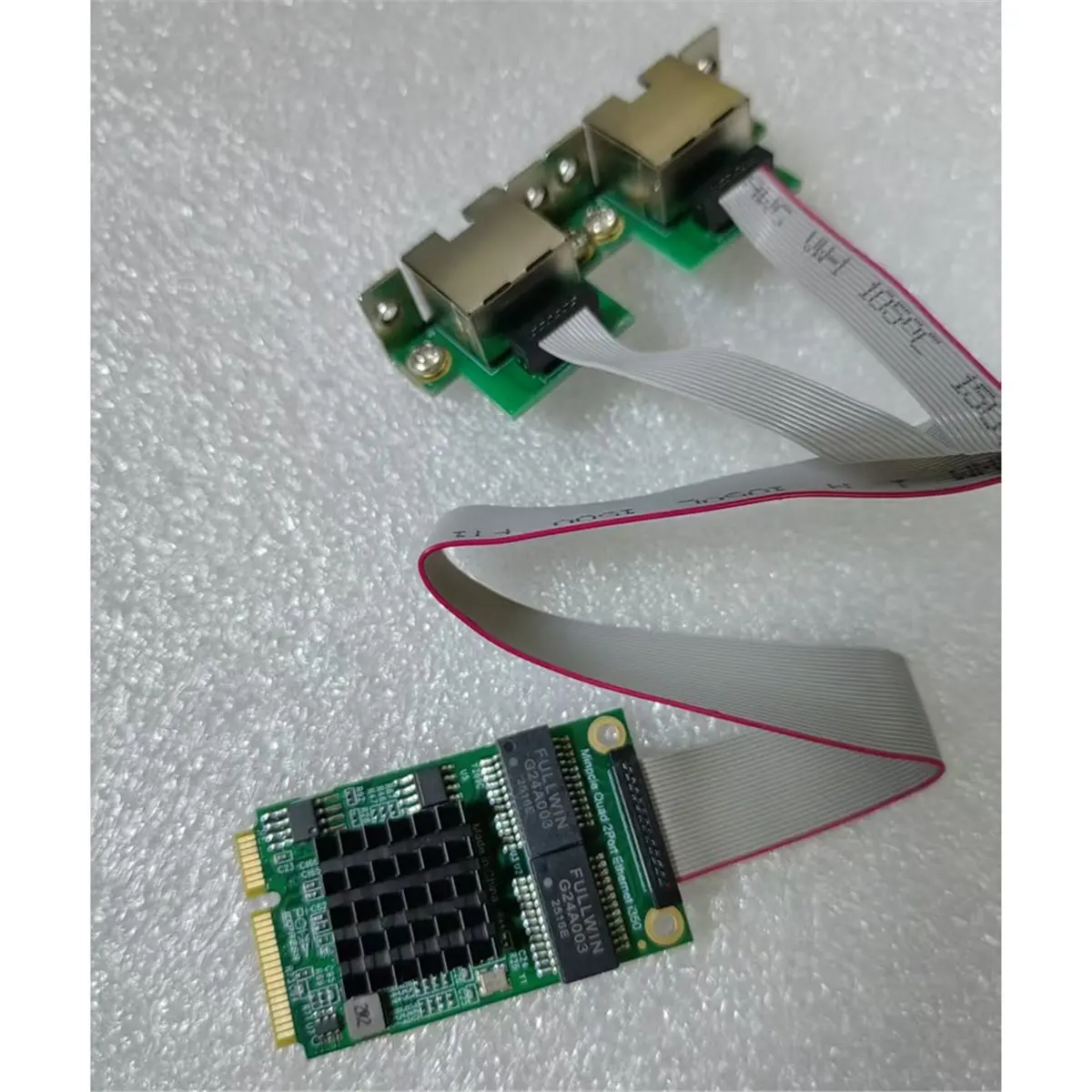 a60i]-mini-pcie-to-dual-port-rj45-gigabit-ethernet-network-adapter-i350-am2-2-port-wired-server-network-card-split-type