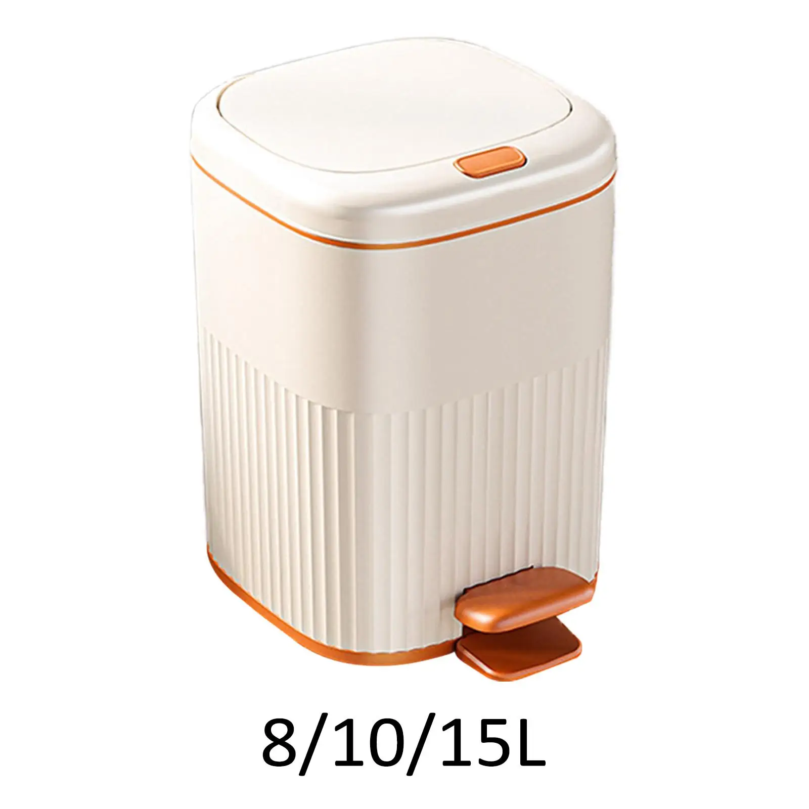 Kitchen Step Trash Can Simple Rectangular Kitchen Step Trash Can Foot Pedal