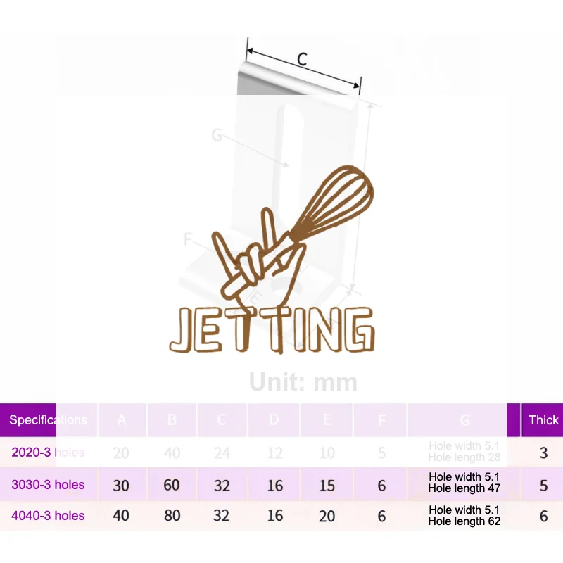 NEW 1/2Pcs Aluminum Profile Frame Layer Plate Support Brackets 2020 3030 4040 Outer Side Fixing Parts