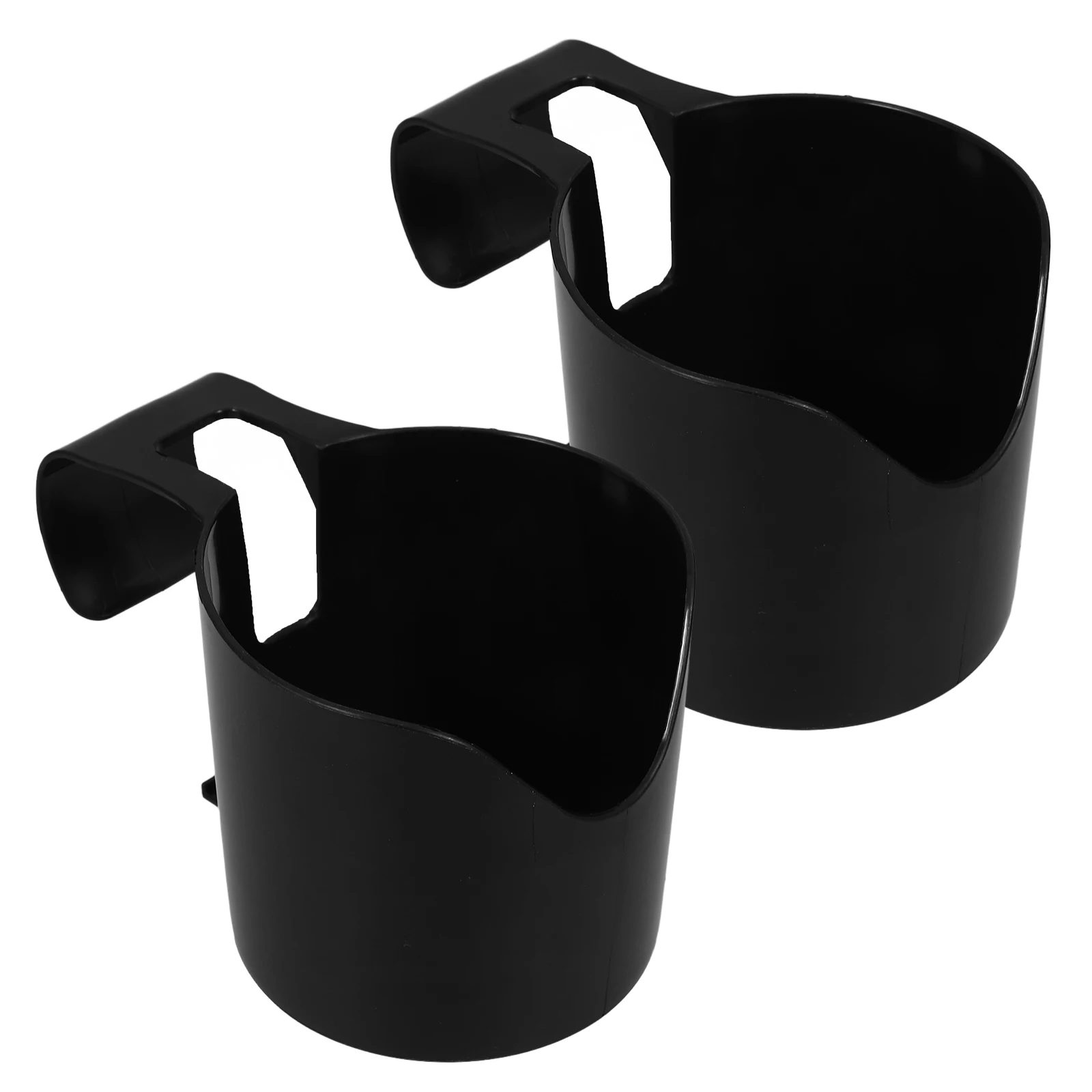 

2Pcs Pool Cup Holders Swimming Spa Storage Beverage Drink Holder for Above Ground Black Side Travel Durable PP Material