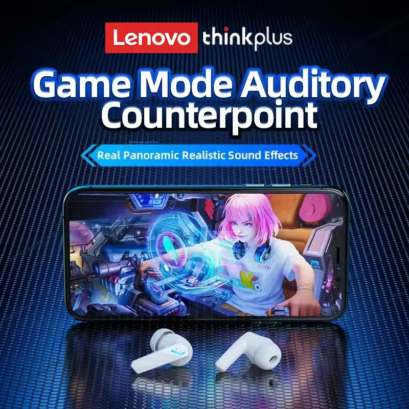 Lenovo GM2 Pro Wireless Headphones Touch Control Game Bluetooth Earphones Noise Reduction HiFi Stereo Music Sport Earbuds Choice