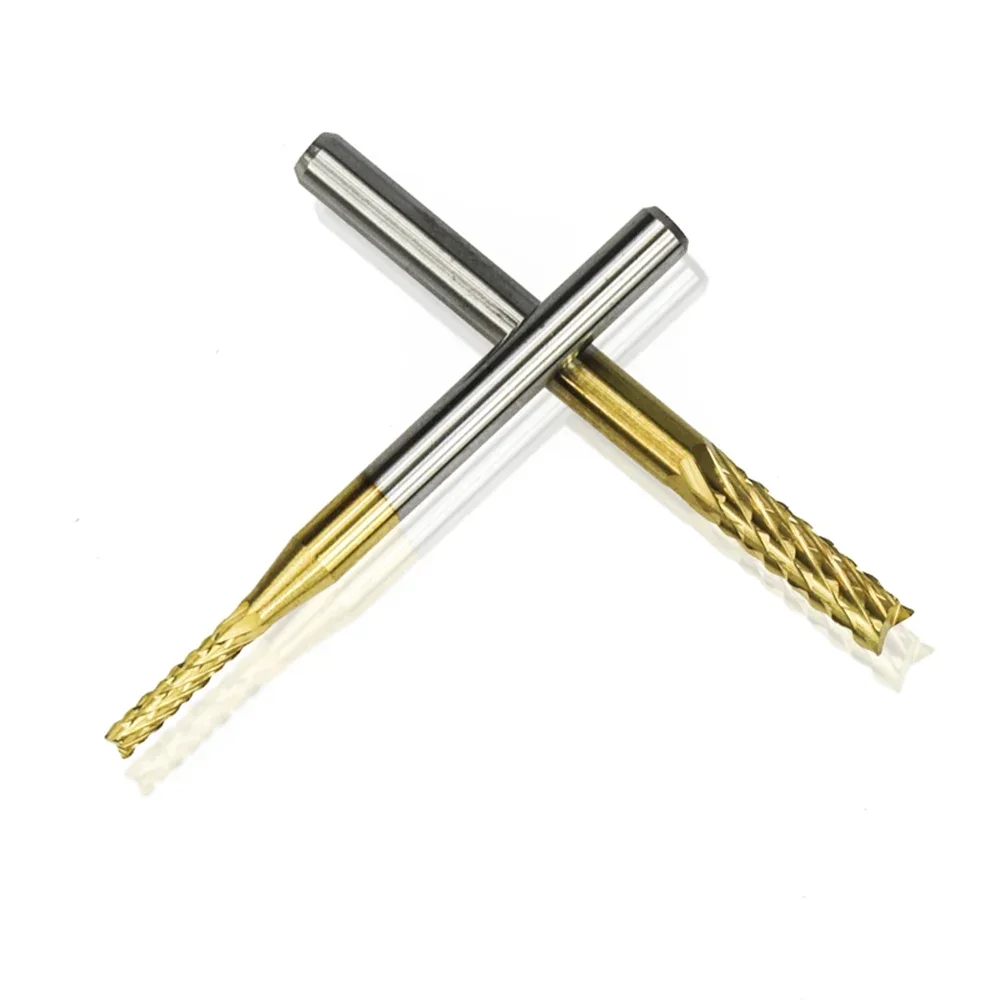 PCB Milling Cutter CNC  Bit 0.5mm Paw Carbide End Mill Coated 1.0mm For  Machine