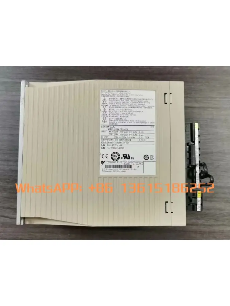 SGDV-5R5A01A used servo drive 750W, fully functional after testing