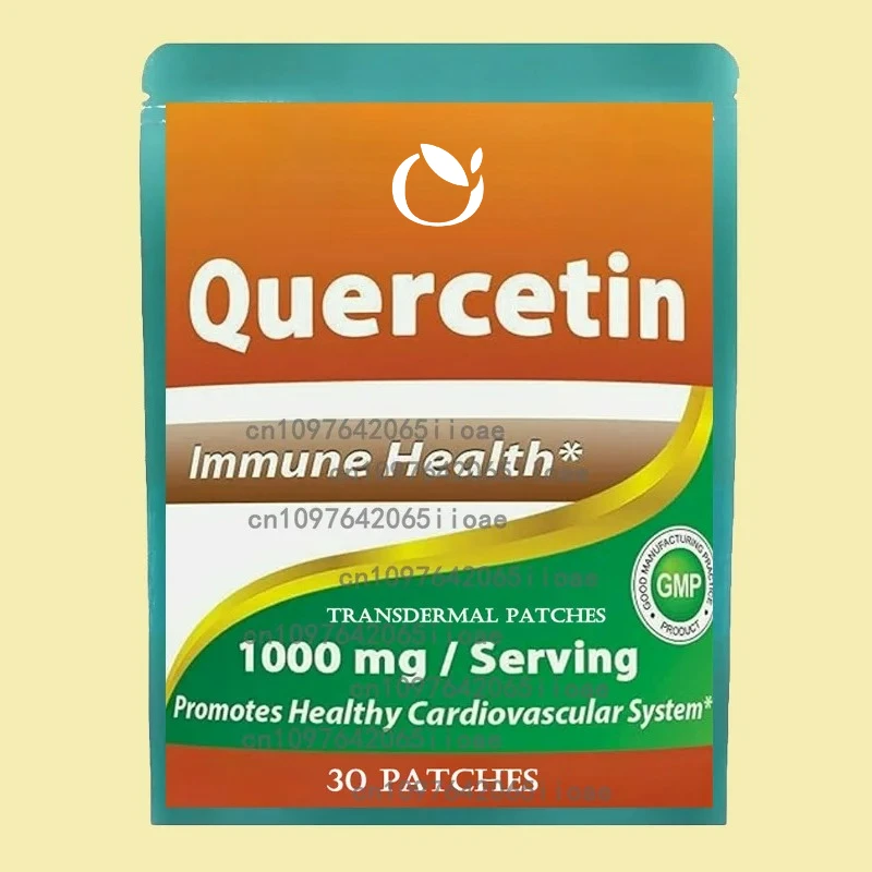 

Quercetin Transdermal Patches with Bromelain - Immune Support and Heart Health Respiratory System 30 Patches