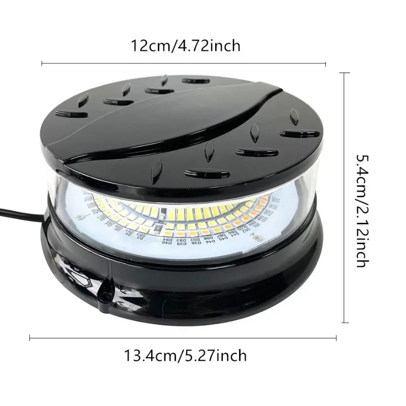 Imagem -02 - Segurança Piscando Beacon Light Strobe de Advertência Luz Magnética Âmbar Branco 96led Empilhadeira Caminhão Trator Carrinhos de Golfe Utv Carro Ônibus 12v24v