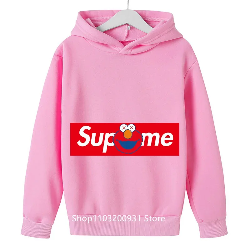 Sesame Street Hoodie Kids Fashion Children Baby Boys Clothes Sesame Street Sweatshirt Children Tops Girls Clothing Sweater