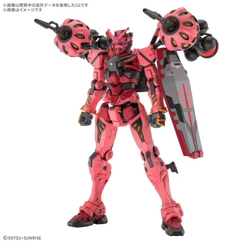 

Bandai HG 1/144G Quuuuuux red Gundam Char G Quarks assembly model/Toy figure original box