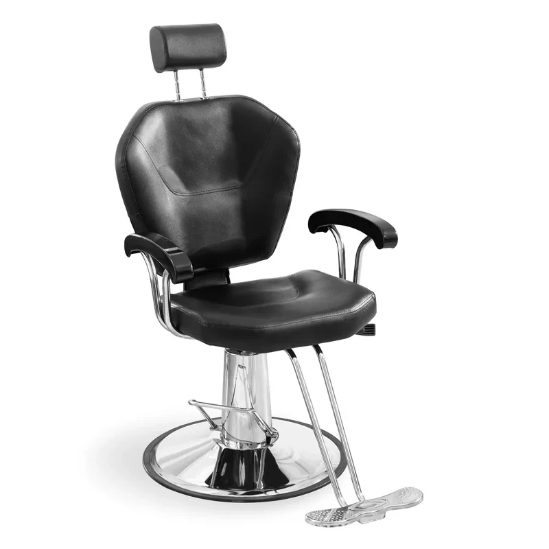 

Light Barber Shop Hair Chair – Barbershops & Salons, Height Adjustable & Swivel Design