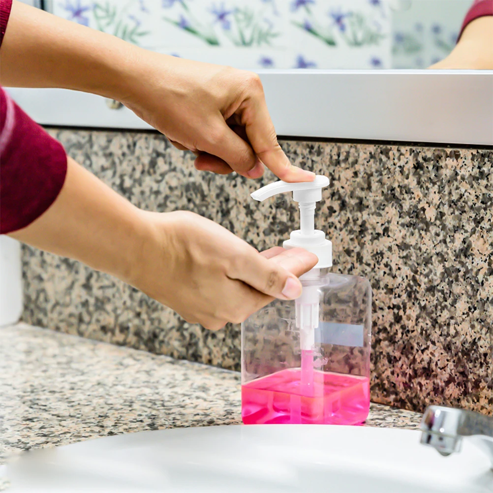 

6pcs Press-type Bottle Pump for Shampoo Hand Soap Dispenser Durable Material Lotion Cream Syrup Refill Bathroom Accessories