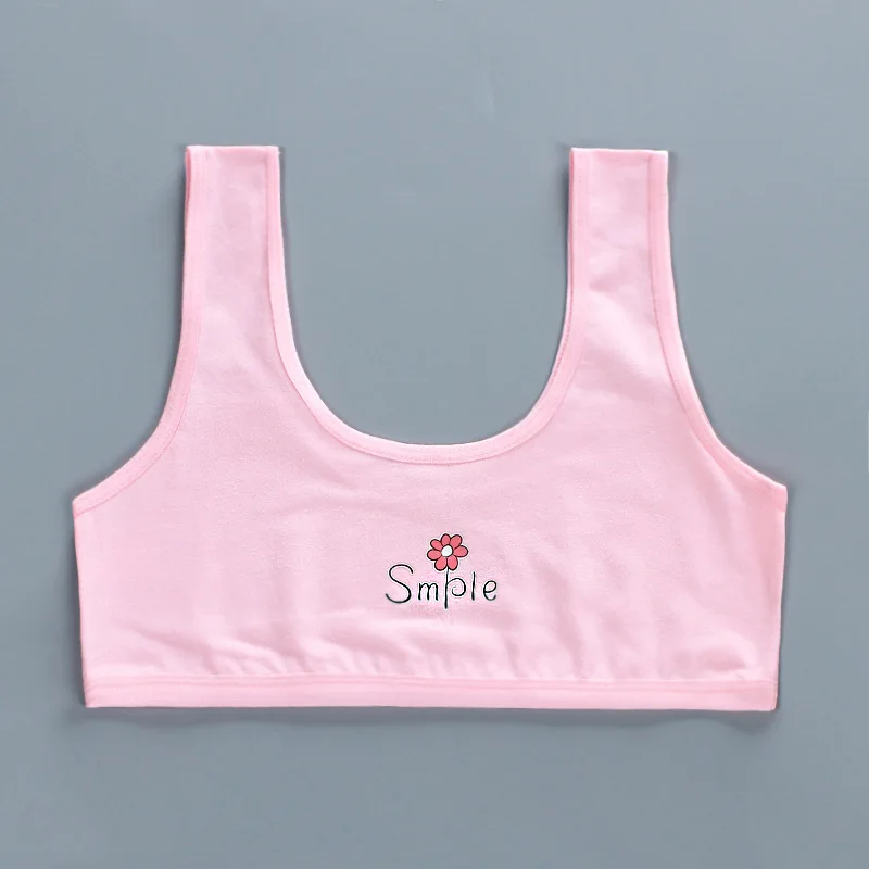 Bra for Girls Underwear Tops for Teens Lingerie Children Sport Training Bras Tank Kids Undies Undercloth 7-14T