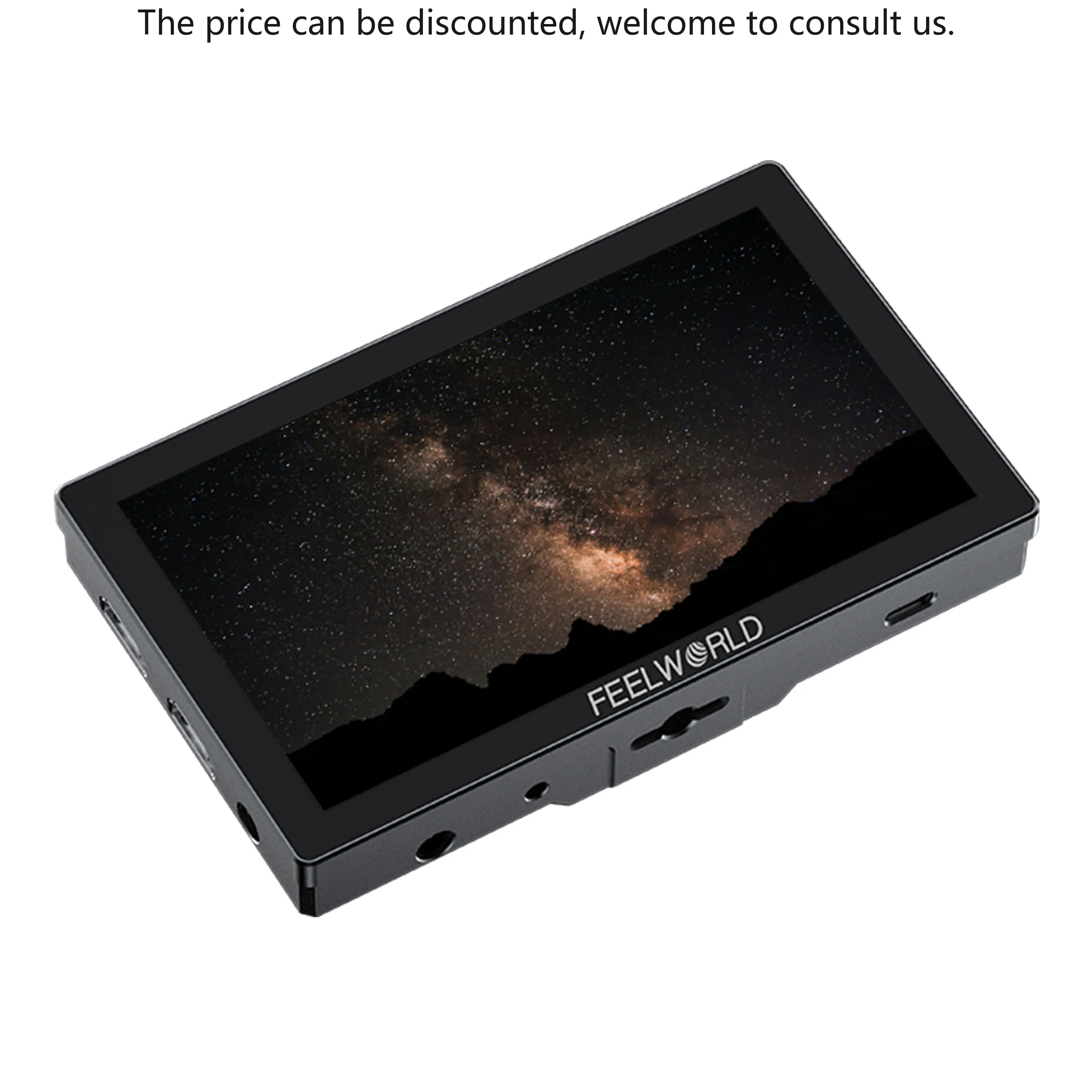 

FEELWORLD P6X OEM Camera Monitor 5.5" Aluminium Touch Screen Field Monitor 4K HDMI 1000nit High Brightness For DSLR
