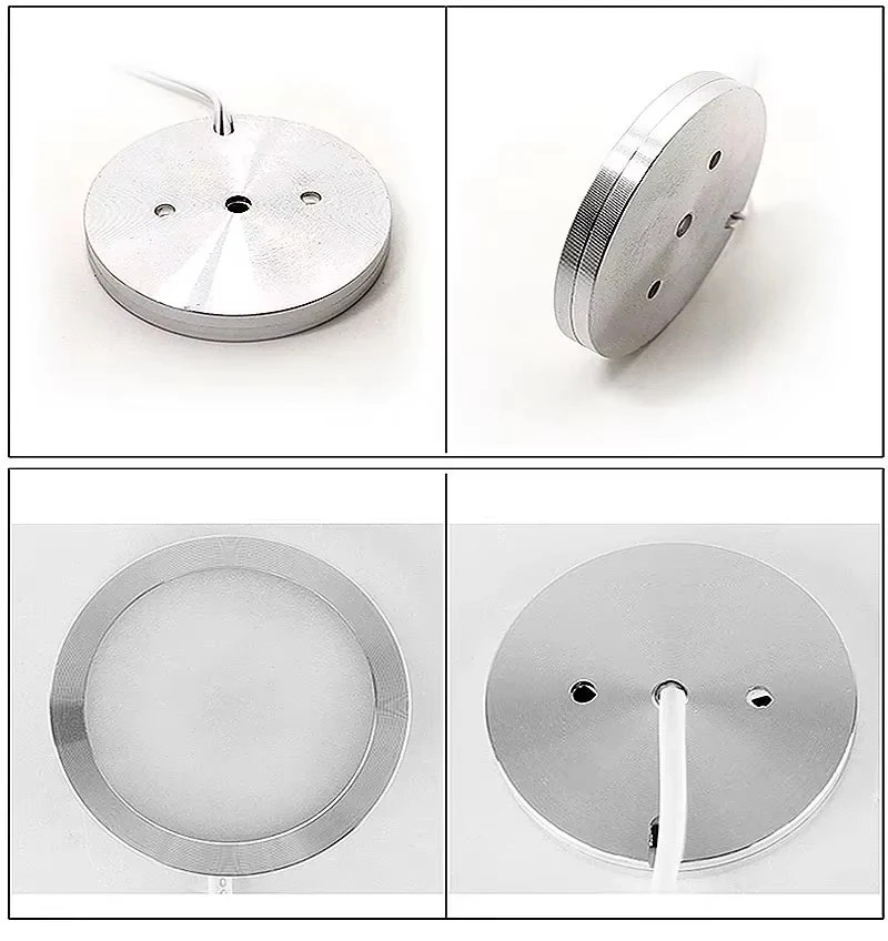 LED Under Cabinet Puck Light Display Case Shelf Counter Lighting Caravan Camper Motorhome Interior Spot Lamp With 5V USB Switch