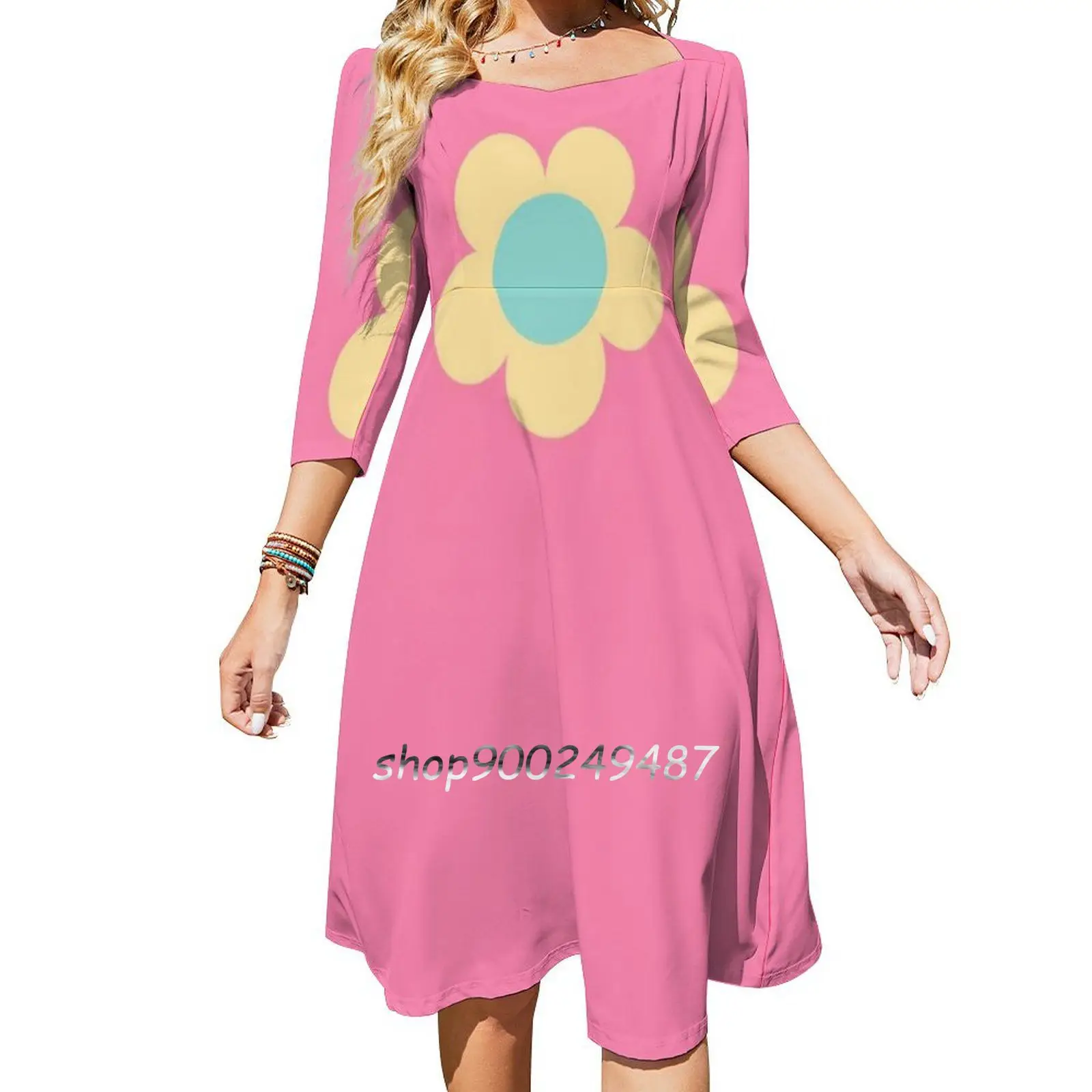 Mandy Dress Sweetheart Knot Flared Dress Fashion Design Large Size Loose Dress Mandy Mandy The Grim Adventures Of Billy And