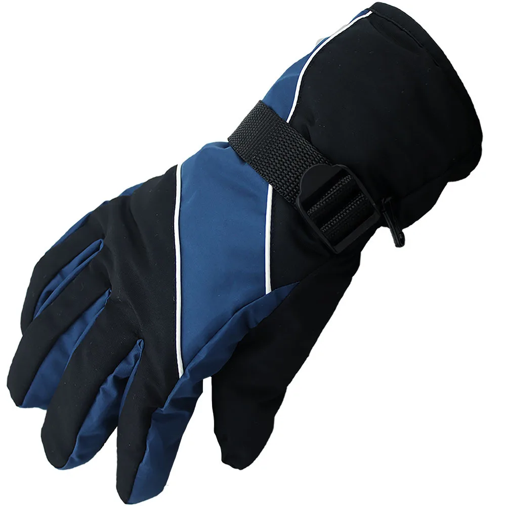 Adult Windproof Rain Proof Skiing Super-fine Velvet Gloves Motorcycle Riding Warm Space Cotton Gloves Winter