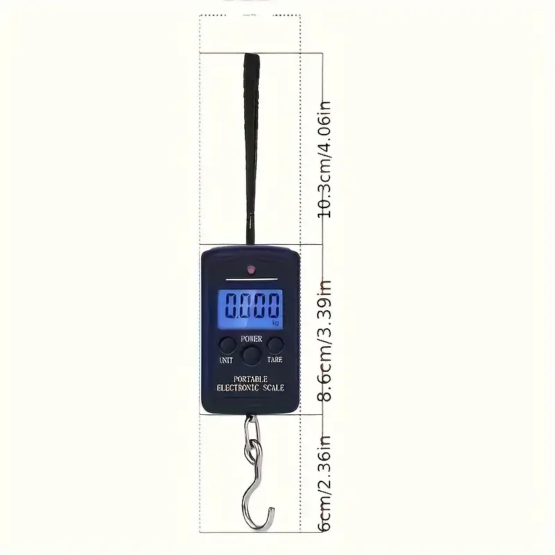 1PC Multi Functional Mini Electronic Hanging Fishing Luggage Scale Portable Digital Handy Pocket Weight Hook Scale