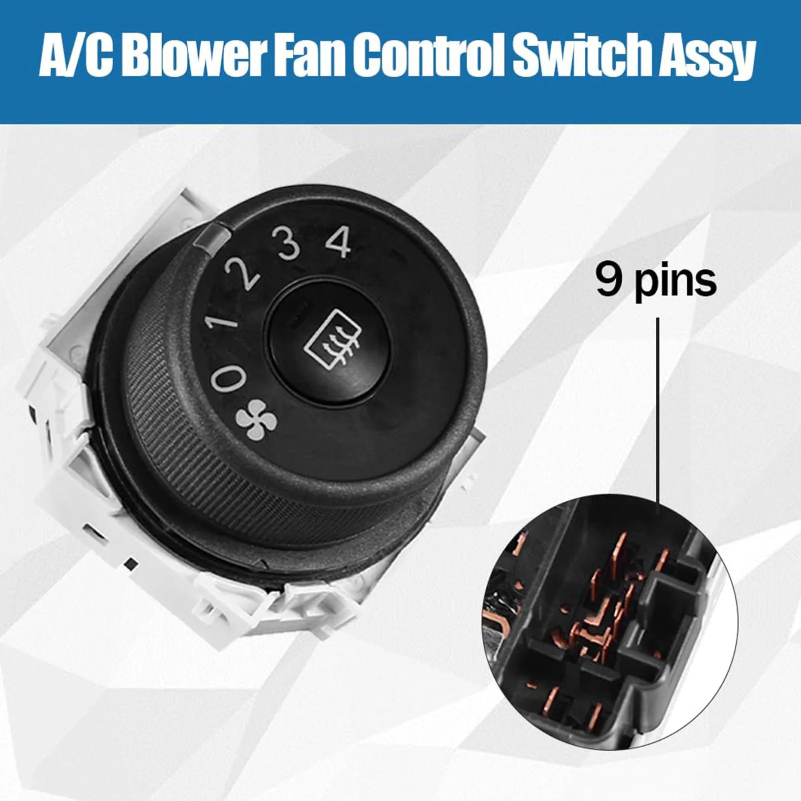 

Оригинальный автомобильный переключатель управления вентилятором кондиционера для Corolla Matrix 55902-12100 55902-02030 55902-02070 55902-75d358 запасные части