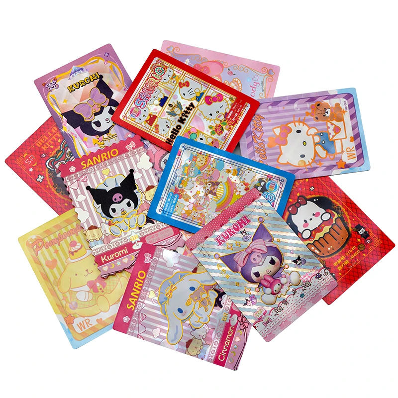 KABAO Original Box Sanrio Kuromi Hello Kitty Cinnamoroll Cute Cartoon Collectible Game Card Collection Toy Children\'s Gift
