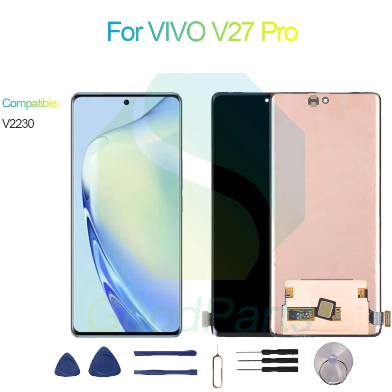 

For VIVO V27 Pro Screen Display Replacement 2400*1080 V2230 For VIVO V27 Pro LCD Touch Digitizer