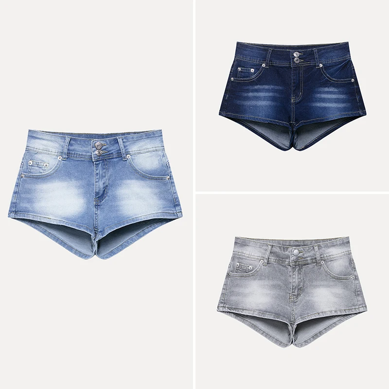 

Z Low Waist Sexy Sweet-and-Spicy orts Casual American Hot Pants Women's Summer Faion High Waist Straight Leg Trousers