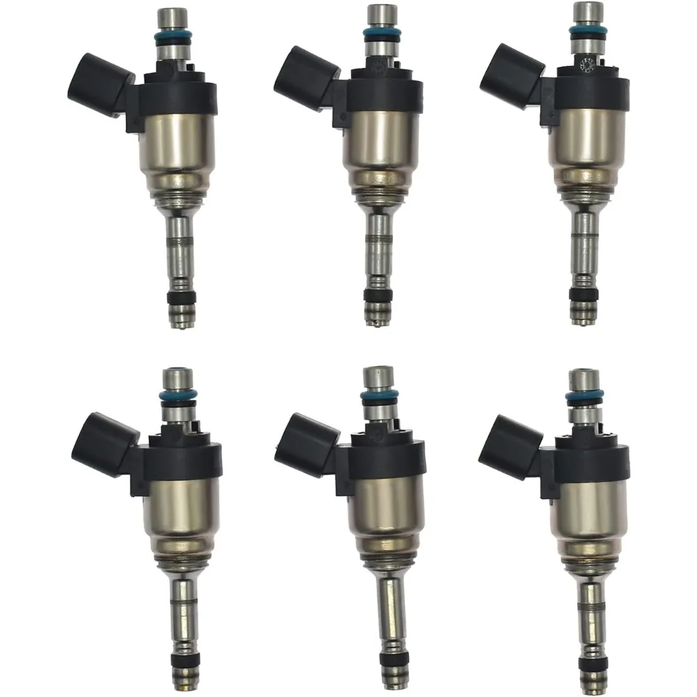 6PCS Fuel Injectors 35310-3C550 For Hyundai Genesis Azera Santa Fe Genesis Coupe 2012-2015 For Kia Sorento Cadenza4 2014-2015