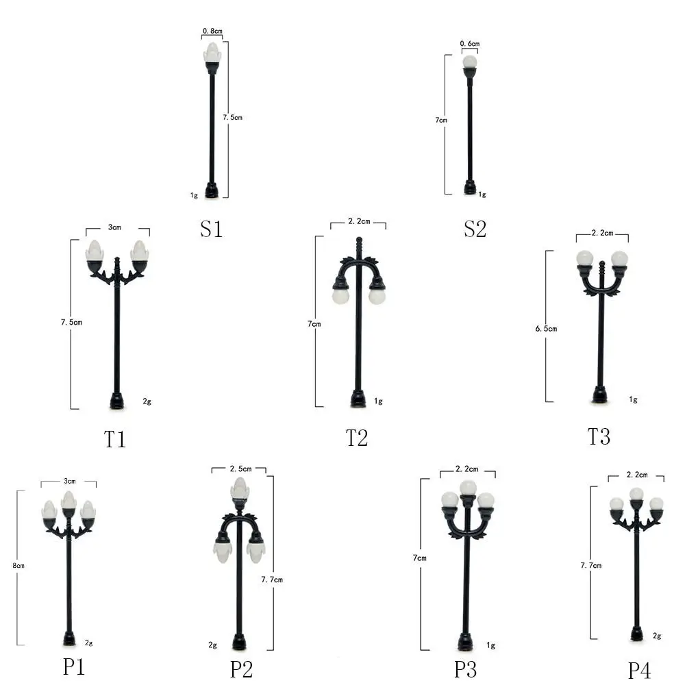 1 Pc Streetlight Shape Wedding Favors Party Supplies Decoration Reception Clip Artificial Lamp Landscaping Craft