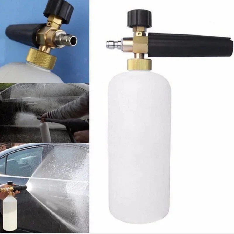 LUSQI Pressure Washer Gun Snow Foam Lance Cannon Foam Blaster With Pressure Washer Nozzle Tip Jet Wash Gun