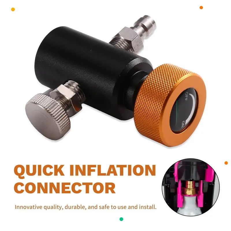 

ABFU-For Sodastream Quick Charging Adaptor Adapter Double Hole 8Mm Male Head And Deflated Screw Tr21-4 Thread Refill Adapter