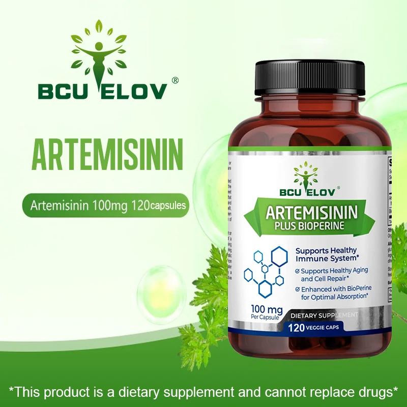 High Absorption Artemisinin 100 Mg, Maximizes Nutrient Absorption, Supports Cellular Repair and Immune Enhancement, 120 Capsules