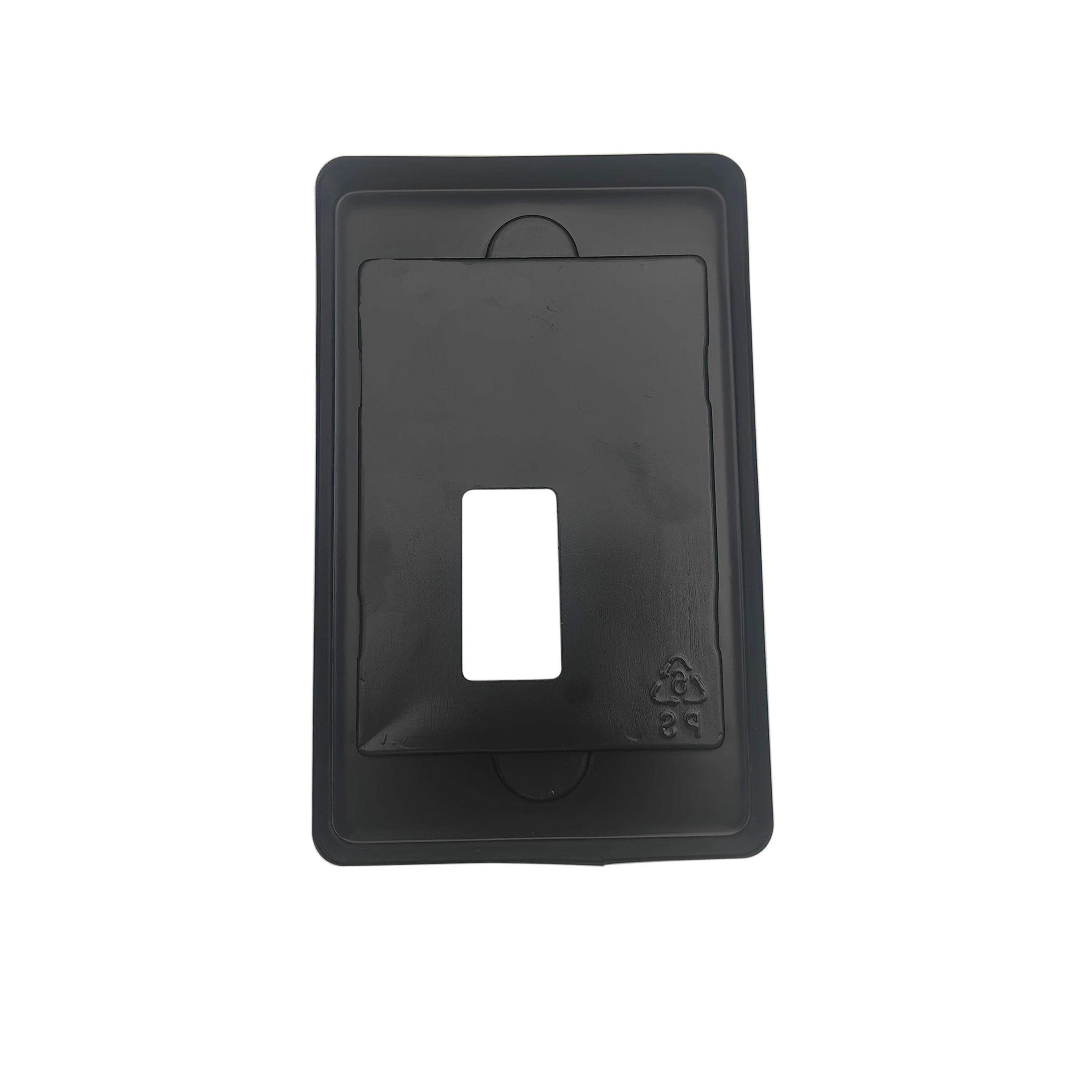 Black PET PS Anti-Static Inner Support Tray Electronic PCB Industrial Parts Turnover Blister Package Stainless Machined Machined
