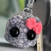 ZAKOL Sad Hamster Violin Song Plush Keychain Bag Charm Funny Cute 2024 Tiktok Key Ring Accessories Gift for Girlfriend