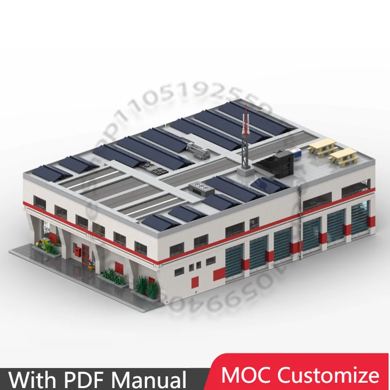 11228 PCS Modular Building Modular Feuerwache MOC Customize Modular Building Block Technology Model DIY Boys Festival Toy Gift