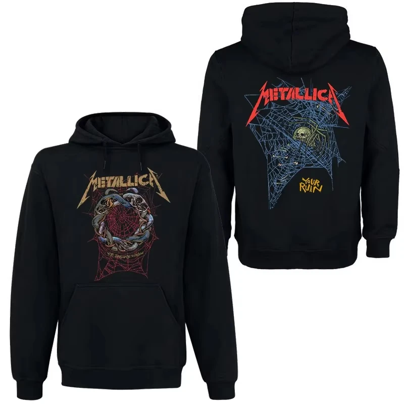 New Autumn METALLICA Rock Dark Style Album Set Long-sleeved Hooded Sweatshirt for Men and Women From