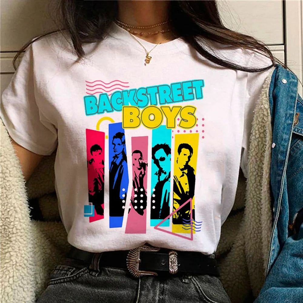 Backstreet Boys top women designer tshirt girl streetwear clothing