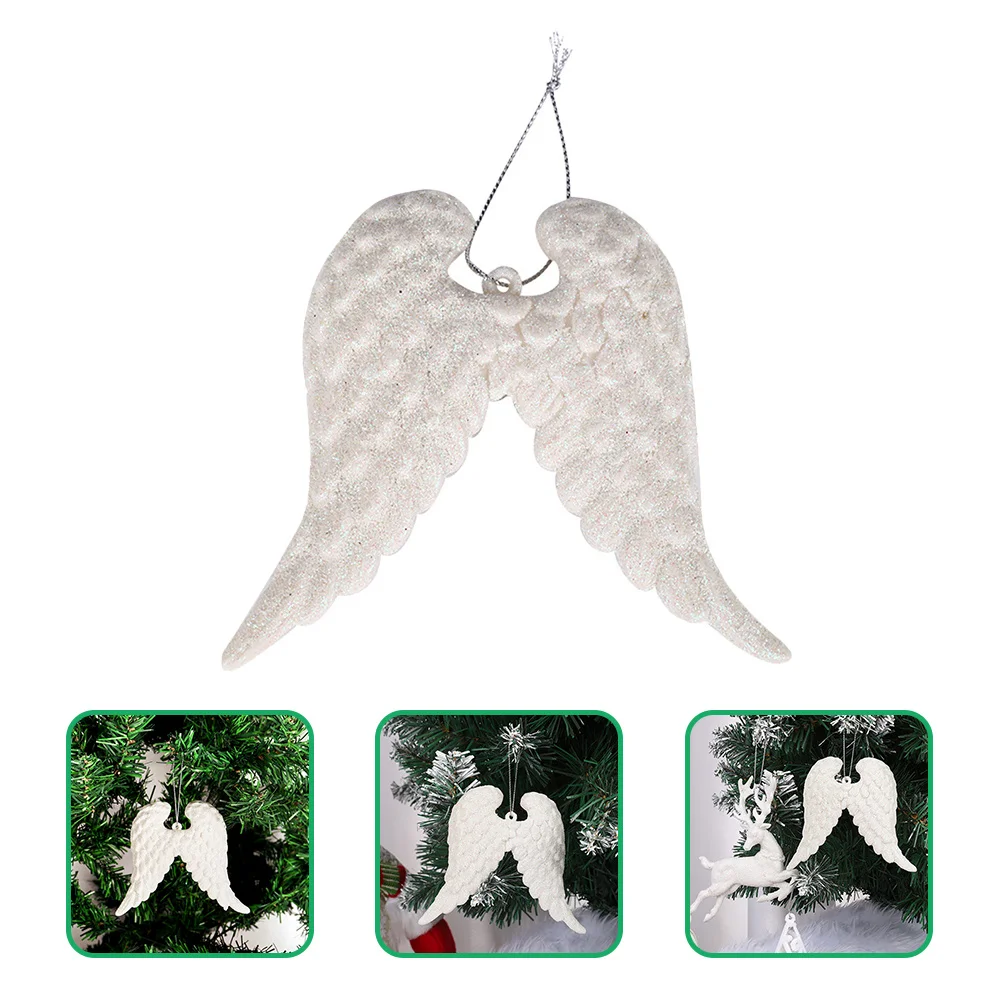 

Angel Wings Christmas Ornaments Tree Pendant with Decoration Retro Pendants Small for Crafts