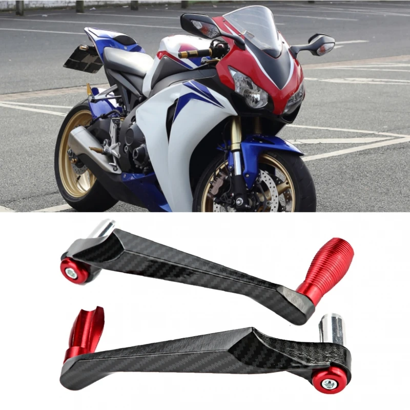AliExpress NONE Motorcycle Handlebar Lever Guard 7/8" 22mm CNC Aluminum 170x50mm for Crash Protection Black/Blue/Silver/Gold/Red Bike Components
