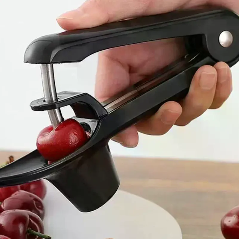 Décortiqueur multifonctionnel pour cerises, hawthorns, dattes rouges, olives, outil de décorticage créatif, petit gadget de cuisine pour usage domestique