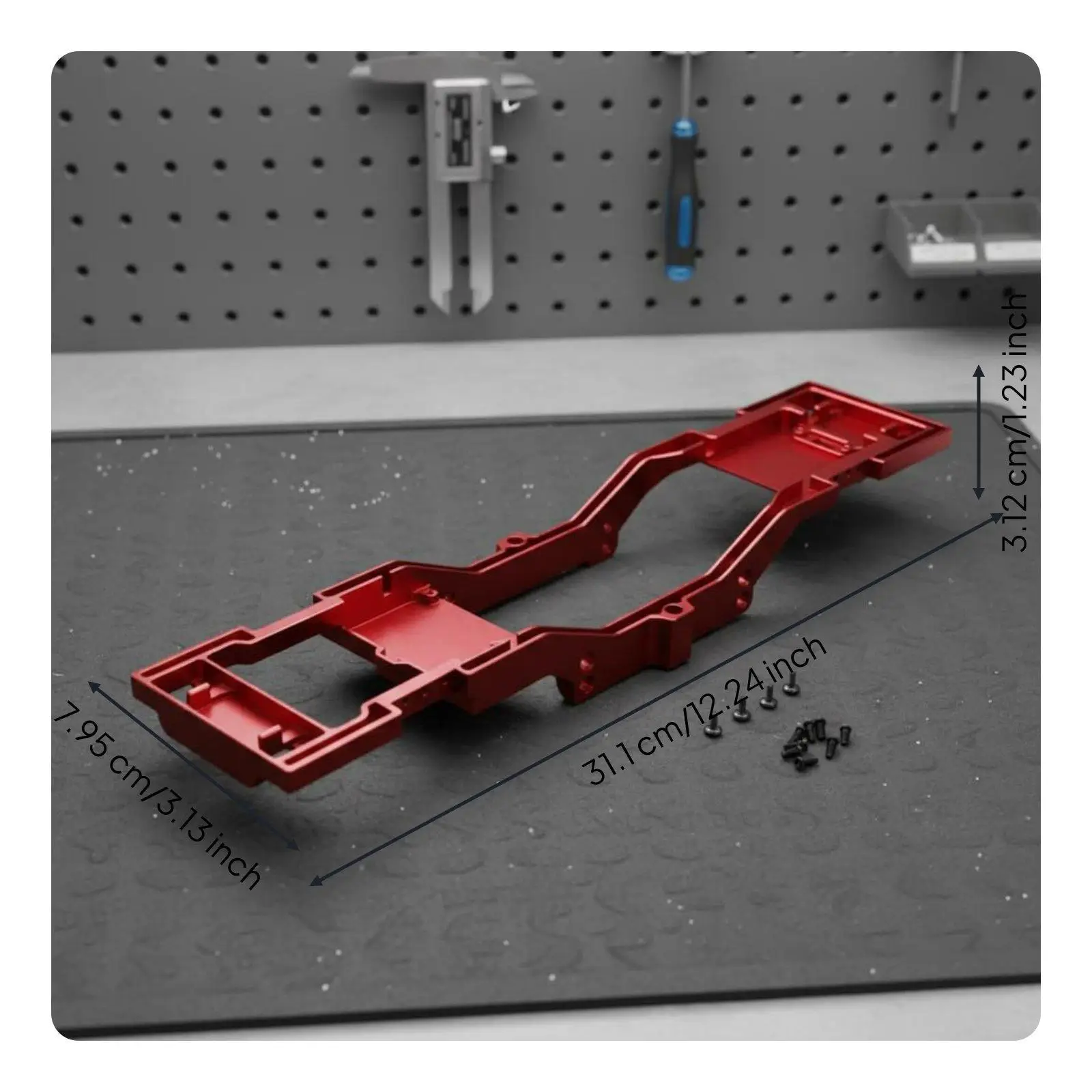 MN300 Upgrade Frame, 1/12 scale, Chassis Support Structure, 1/12 scale