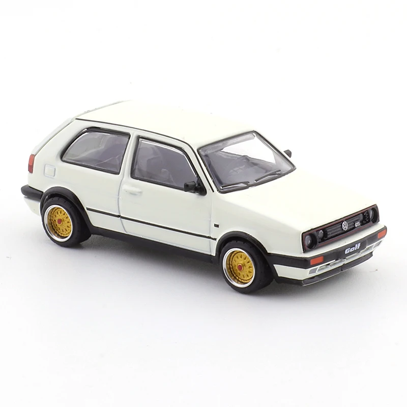 XCARTOYS POP RACE 1/64 Golf GTI MK2 White Diecast Automotive Model Ornaments Cas Toys Gift Decorations