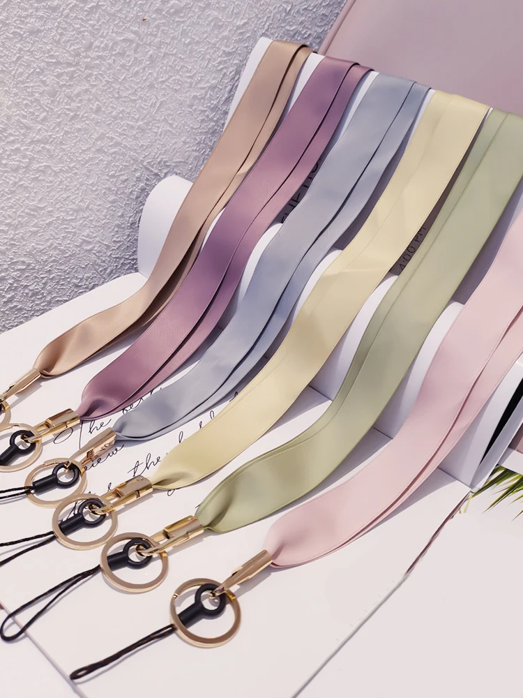 

Phone Lanyard Neck Cord Universal Mobile Phone Case Accessories Detachable Keychain Rope Chain Work Card U Disk Women Lanyard