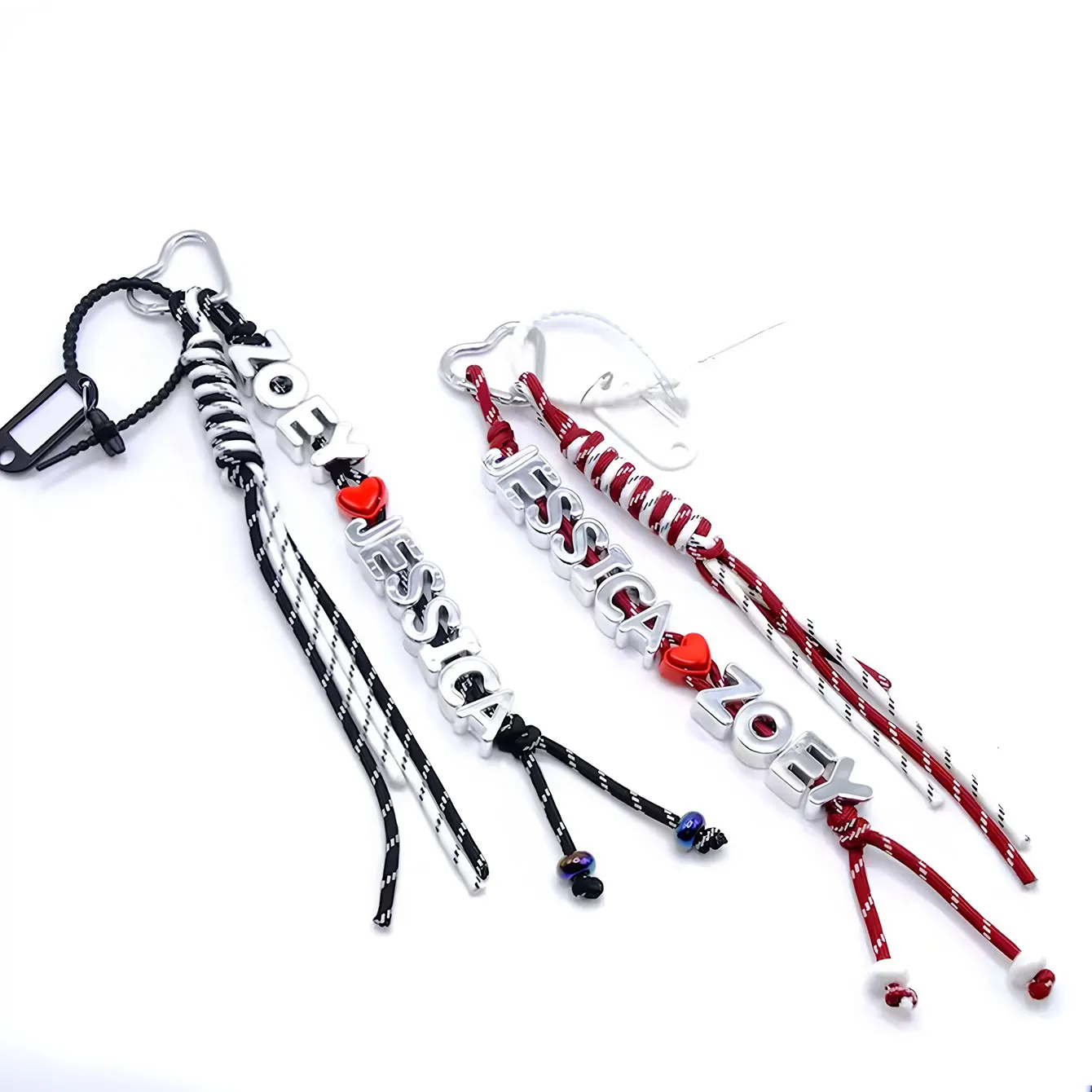 Customized Silver Letter Bag Pendant, Special Gift
