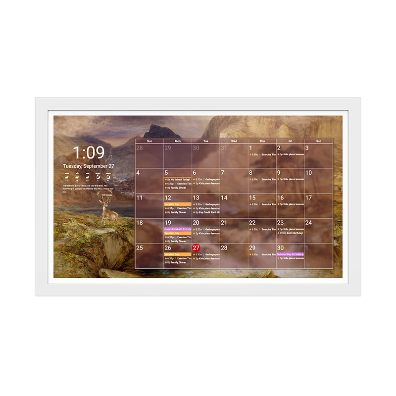 

High Quality POE/NFC 4G Tablet With Optional 8M/P Front Camera Ultra-Slim Standard WiFi6 Advertising Display New Product