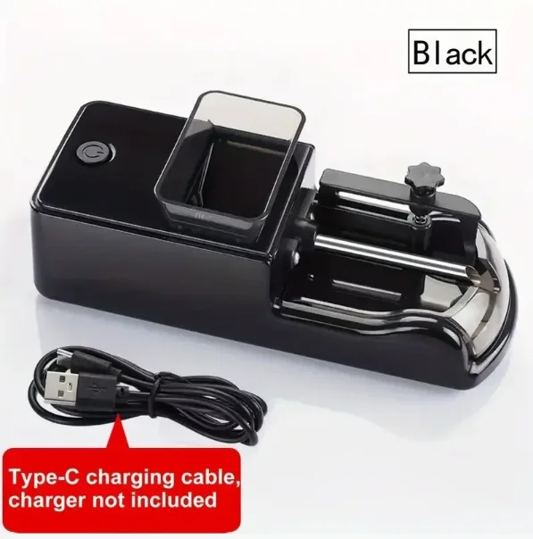 

Портативная мини-электрическая полуавтоматическая машинка для скручивания сигарет 6,5/8 мм, бытовая, с зарядкой Type-C, для самостоятельного изготовления табачных изделий, аксессуары для курения