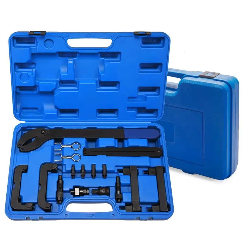 Kit d'outils de verrouillage de synchronisation d'arbre à cames de moteur, ensemble d'outils d'alignement de verrouillage de courroie d'arbre à cames Compatible pour VW Audi 2.4 2.8 3.2 4.2 3.0T