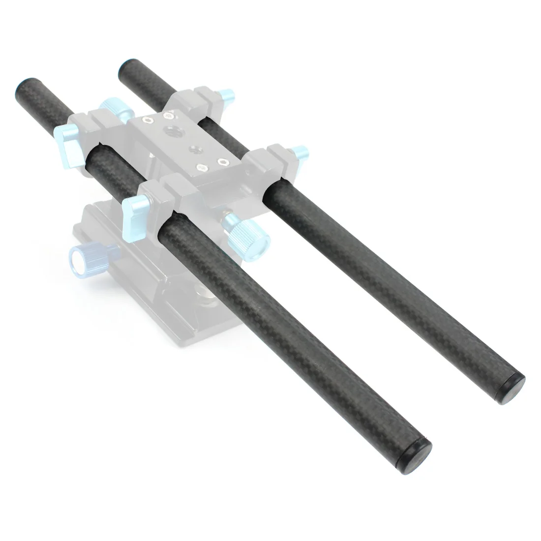 2Pcs 15mm Carbon Faser Rohr Stange 10cm 15cm 25cm 30cm 40cm für Dia 15mm Rod Rail System Follow Focus Kamera Käfig Kit Zubehör – Detail 34