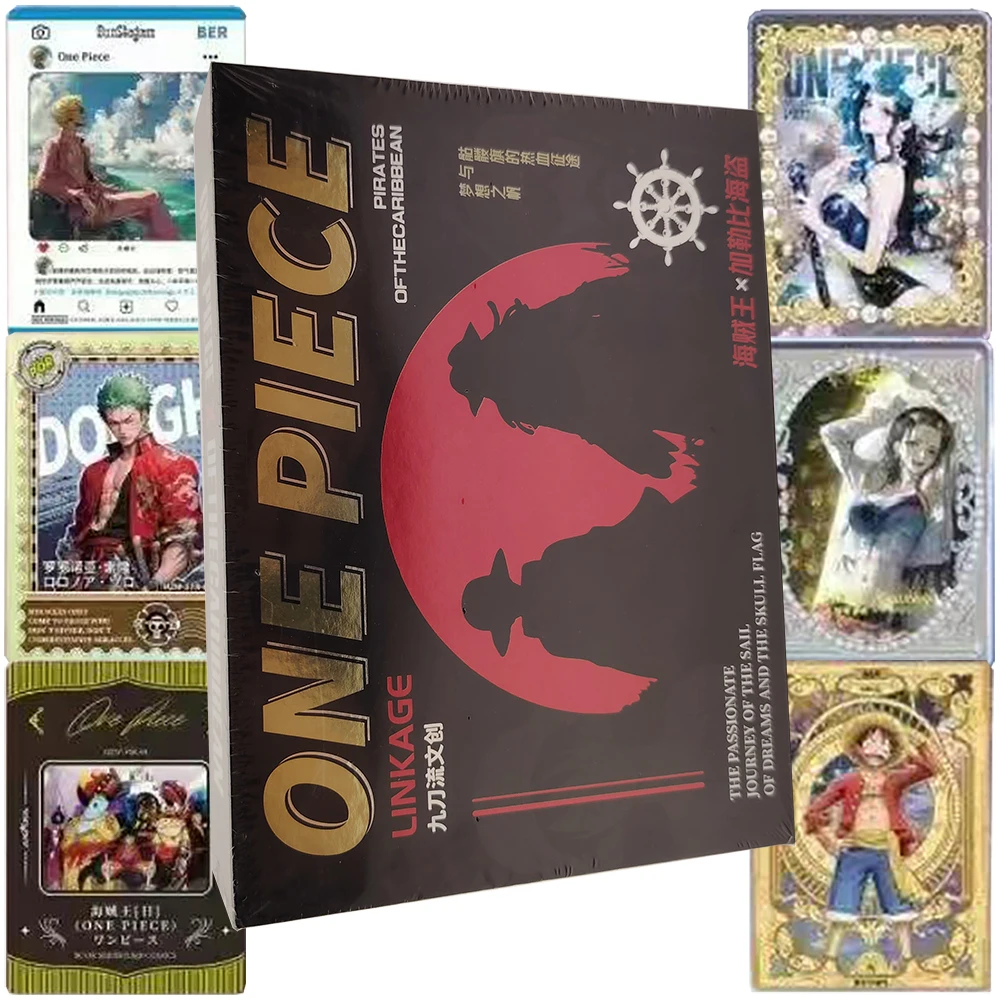One Piece x Pirates of The Caribbean Exquisite Collection Cards Fans' Favorite Fantasy Adventure Animation Movie Character Cards