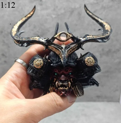 Máscaras de Bonecas em Miniatura, Escultura de Cabeça em Escala 1/6, Modelos de Máscaras de Soldado 1/12, Acessórios para Bonecas e Figuras de Ação