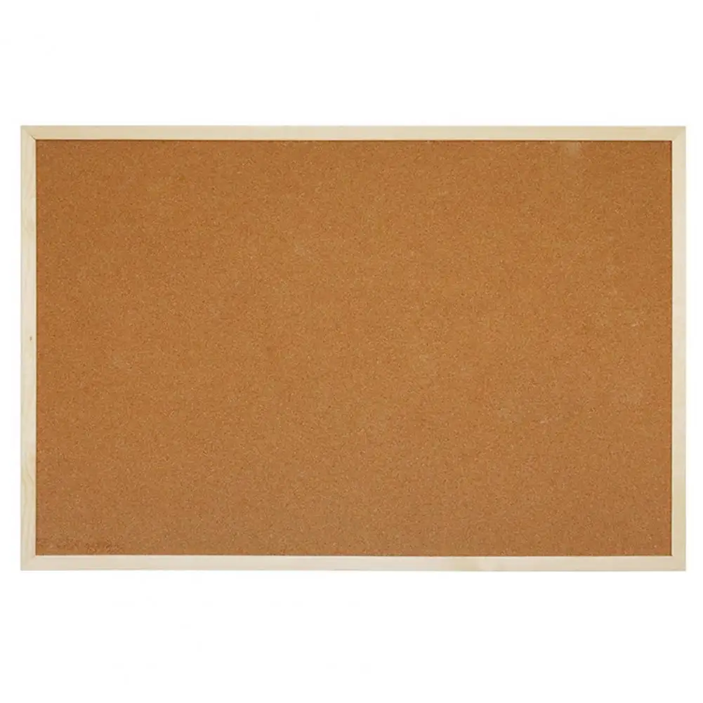 Wood Frame Cork Board Durable Cork Board with Wood Frame Wood Frame Cork Bulletin Board for Notes for Pictures for Office